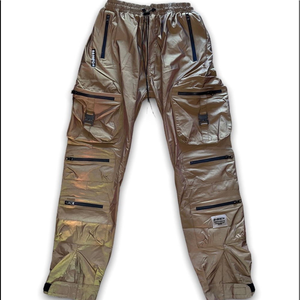 Mens Polyester Cargo Pants